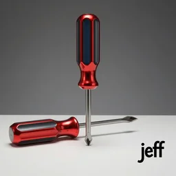 ” photo of a sculpture of a screwdriver in the style of jeff koons ”