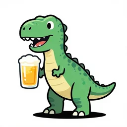 pivozavr, beer dinosaur