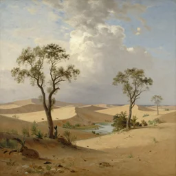 desert oasis by Asher Brown Durand