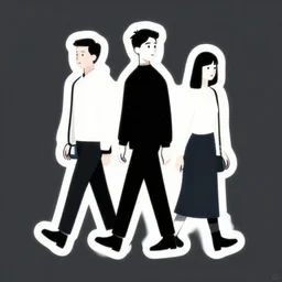 inked minimalist sticker art for a wandering mind, vector art, victo ngai, kilian eng, lois van baarle, behance