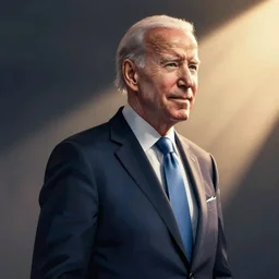 president biden in the art style of the video game overwatch