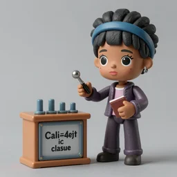 maya angelou inventing calculus, stop motion vinyl action figure, plastic, toy, butcher billy style