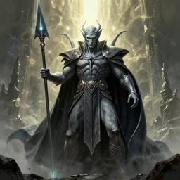 sauron at barad - dur, by john howe and ted nasmith,
