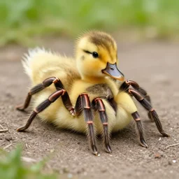 i feel like duckling full of tarantulas