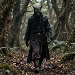 evil ent walking in an ancient forest, greg rutkowski, 8 k, shallow depth of field, ultra high detail, concept art,