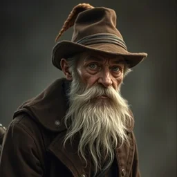 medium shot of a typical character in the style of johan grenier