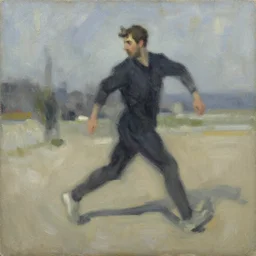 trevor phillips, painting by phil hale, fransico goya,'action lines '!!!, graphic style, visible brushstrokes, motion blur, blurry, visible paint texture, crisp hd image