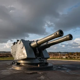 ww2 naval gun battery