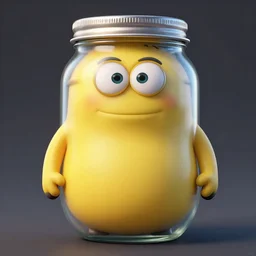 photorealistic render of a fat jar jar binks