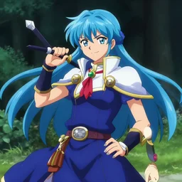 sakimichan style : the blue mage