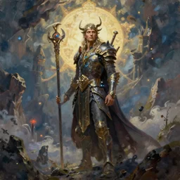 A supernatural fantasy, sense of awe,  hyperrealistic oil painting, super detailed, colorized, 8k, trending on Artstation, D&D, fantasy, raytracing, depth of field, bokeh, iridescent accents, vibrant, award winning, by Anato Finnstark and Marc Simonetti, spectacular lighting, octane rendered
