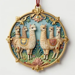 beautiful decorative ornament with spirit llamas, decorative design, classical ornament, bilateral symmetry, symmetrical, highly detailed, stanley artgerm lau, wlop, rossdraws, james jean, andrei riabovitchev, marc simonetti, yoshitaka amano,