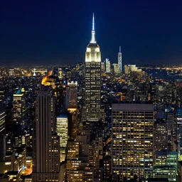 a cityscape at night, the skyline lit up with thousands of lights by artgerm and greg rutkowski and alphonse mucha