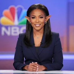 nbc anchorwoman of elven ( elvish ) descent