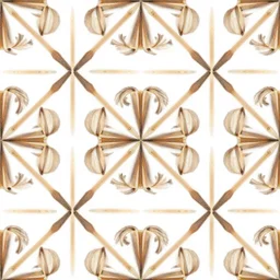 symmetrical seamless pattern of 🏵