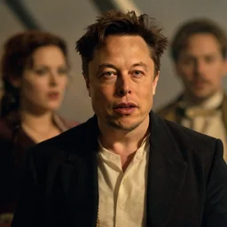 A badass photo of black elon musk in the movie titanic, award winning photography, sigma 85mm Lens F/1.4, blurred background, perfect faces
