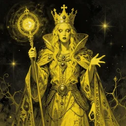 The king in yellow, cosmic horror, gothic, highly detailed, digital art, trending on artstation,