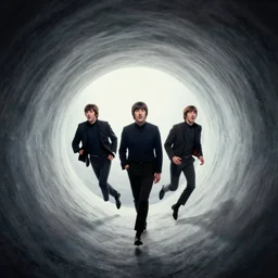 the beatles getting sucked into a wormhole