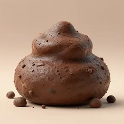 feces, low - poly 3 d model, rendered in octane, ambient occlusion