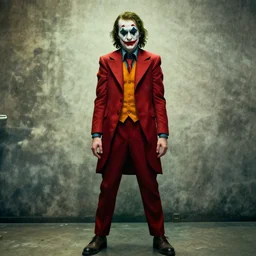 David Bowie as The Joker, photo, full body, HD, ultra realistic