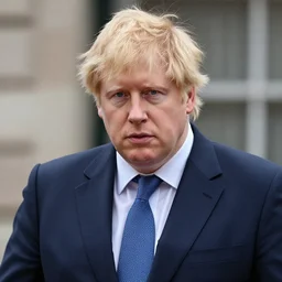 muscular chad gigachad handsome boris johnson with thick blonde hair, boris johnson as a chad with thick blonde hair, strong jawline, good posture, and wearing a suit, realistic, hyperrealistic, 8 k resolution, highly detailed, very detailed, hd quality, intricate details, trending on artstation