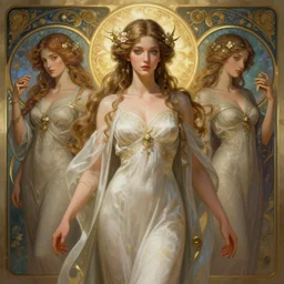 goddess of all the goddesses from every place ever, highly detailed, digital painting, artstation, concept art, smooth, sharp focus, illustration, Unreal Engine 5, 8K, art by Ross Tran and greg rutkowski and alphonse Mucha