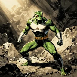 captain lizard by jack kirby