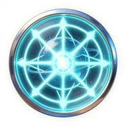 Glowing Sigil of Infinite Earths. Circular. DC Comics. Multiversity. Planetary. Occult. Behance. Polished. Shiny. Reflective.