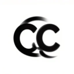 cc, black and white, logo, vector art, minimalism