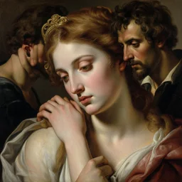 masterpiece contrite conundrum, beautiful helen of Troy by Edgar Maxence and Caravaggio and Michael Whelan and Caravaggio artistic, intricate drawing, light brazen, realistic fantasy, extremely detailed and beautiful aesthetic face, establishing shot, 8k resolution, dramatic lighting