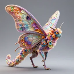 profile of a fuzzy, flowery, elegant, kaiju moth dragon, vibrant colours, alphonse mucha, rhads, ross tran, artstation, artgem, octane render, 1 6 k