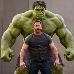 ryan reynolds as the incredible hulk movie still