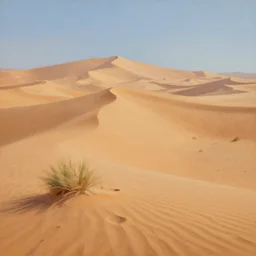 beautiful aesthetic inspirational digital oil painting of a desert, by greg rutkowski, ultra detailed, fine details, trending on artstation, volumetric light.