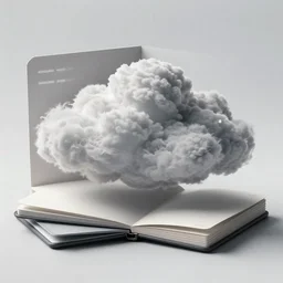 a 2D flipbook of a 3D cloud