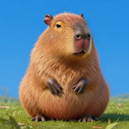 a beautiful portrait of puppy capybara looking expecting plush toy, digital art by eugene de blaas and ross tran, vibrant color scheme, highly detailed, in the style of romanticism, cinematic, artstation, greg rutkowski
