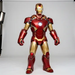 chris hemsworth cosplaying as cardboard iron man, dragoncon, flash photography, wide angle