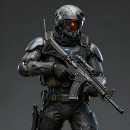 full concept art time travelling soldier operative tactical combat cyber future nano tech catalog digital painting highly detailed render 4 k 8 k hd trending on artstation