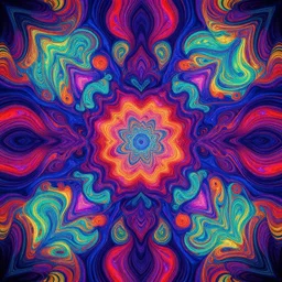 beautiful psychedelic wallpaper