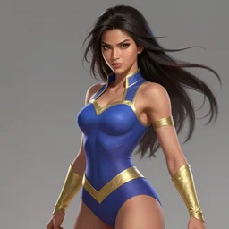 philippine darna superhero, filipina, perfect expression, digital painting, badass pose, smooth details, in the style by bosslogic and greg rutkowski, highly detailed, sharp focus, trending in artstation