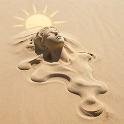 dream amorphous sand time shy melting faith sun