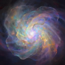 irregular fractals of diffuse prism spectrum, ( ( ( hazy ) ) ) ( ( glass ) ) ( ( ( silk ) ) ), ( ( ( nebula ) ) ) striking, vibrant, elegant, beautiful, captivating, artstation, motion blur, distortion