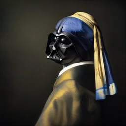 Darth Vader in the style of Vermeer