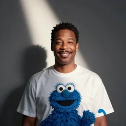 chris rock on sesame street, photography, tv show, pbs,