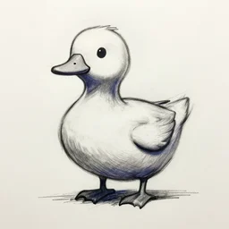 cyberpunk duck sketch