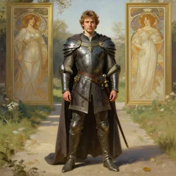 attractive bradley james as king arthur pendragon, whole body in frame, natural lighting, path traced, highly detailed, high quality, digital painting, by gaston bussiere, craig mullins, alphonse mucha j. c. leyendecker