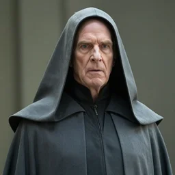 a cinematic photo of (Ian McDiarmid!!!) as palpatine, wearing sith hood, Ian McDiarmid, ((octane render, nvidia raytracing demo)), ((((lightning)))), (grin), masterpiece