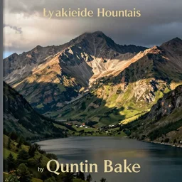 lakeside mountains, by quentin blake