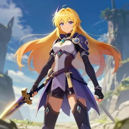 full character image of Mythra from Xenoblade Chronicles.