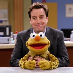 film still of!!! muppet muppet!!!!! dwight schrute as a muppet muppet muppet as a muppet as a muppet in the tv show the office
