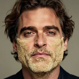 joaquin phoenix face full of quinoa